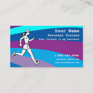 Customizable Personal Trainer Business Card