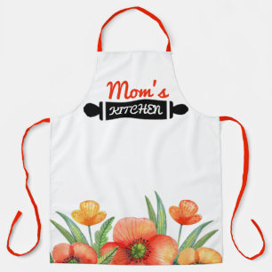  Customizable Personalize Mom's Kitchen Chef Baker Apron