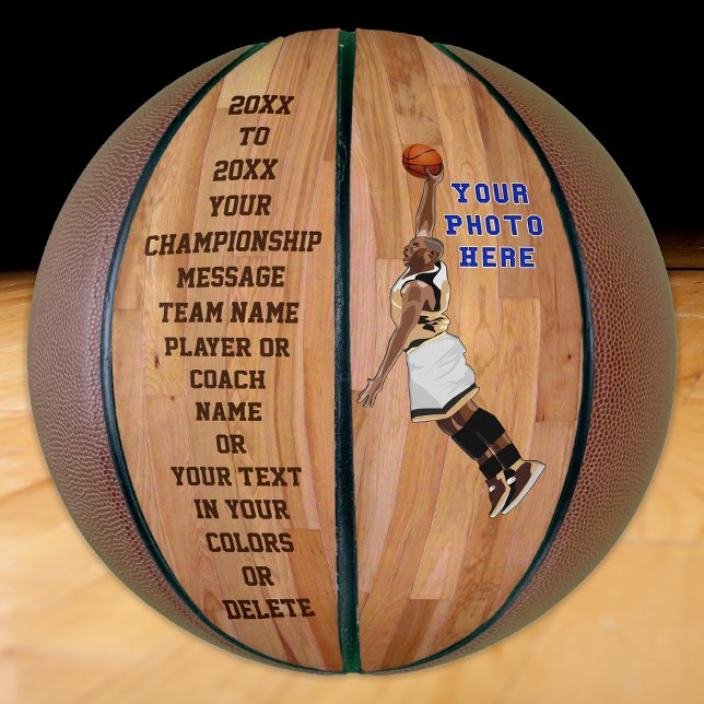 Customizable Personalized Basketball PHOTO, TEXT (Photo Basketball and Personalized Basketballs. Personalized Basketball with Photo. )
