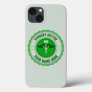 Customizable/Personalized MD Specialty Caduceus iPhone 13 Case