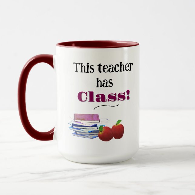 Customizable Personalized Teacher Mug (Left)