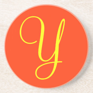 Customizable Personalized Y Coaster