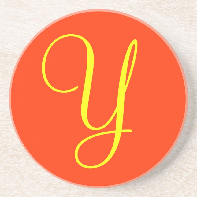 Customizable Personalized Y Coaster (Front)