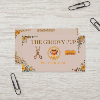 Customizable Pet Care Professional Card