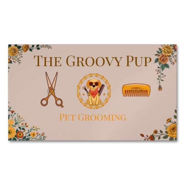 Customizable Pet Care Professional Card (Front)