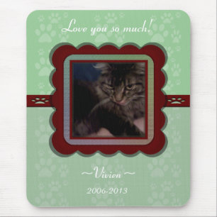 Customizable Pet Memorial Mouse Pad