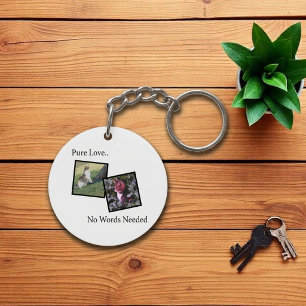 Customizable Pet Photo Keychain