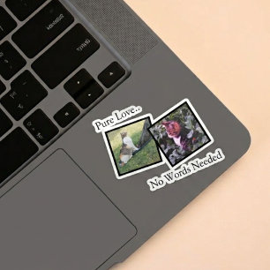 Customizable Pet Photo vinyl Sticker