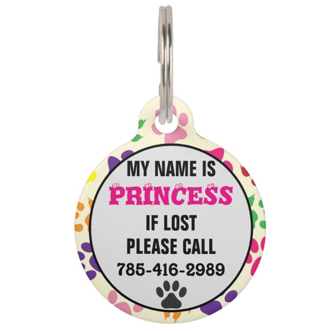 Customizable Pet Tag (Front)