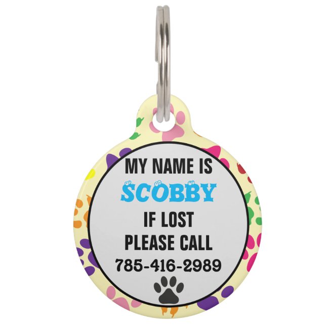 Customizable Pet Tag (Front)