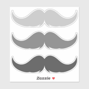 Customizable Petite Handlebar Moustache