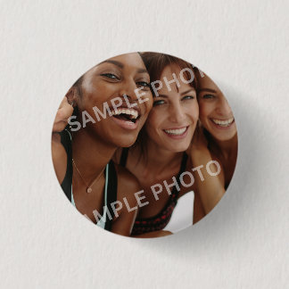 Customizable Photo  1 Inch Round Button