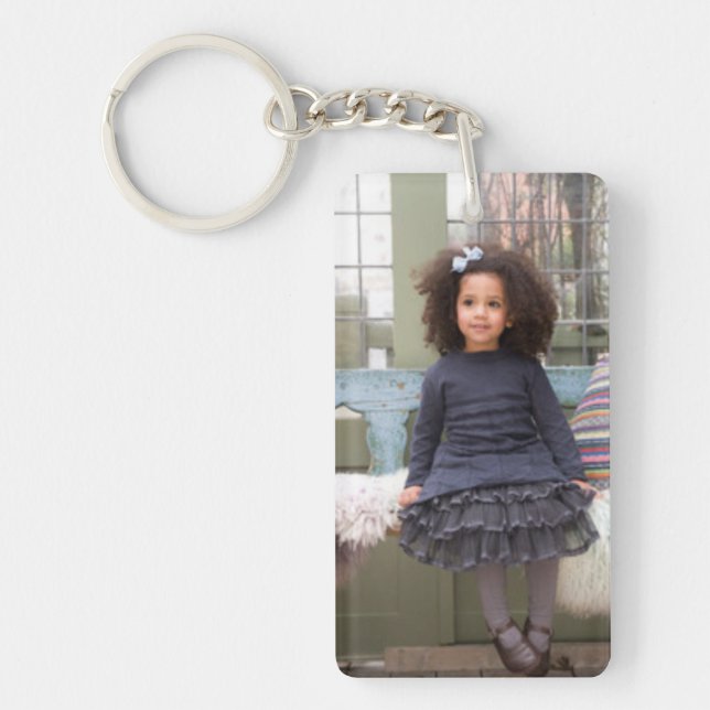 customizable photo acrylic keychain (Front)