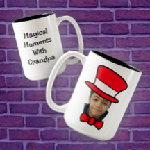 Customizable Photo Booth Top Hat Mug