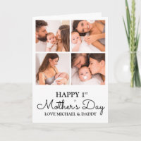 Customizable  Photo Collage First Mothers Day