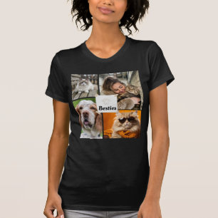 Customizable Photo Collage For Pet Lovers T-Shirt