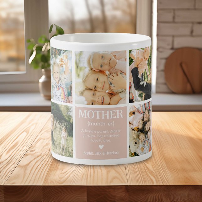 Customizable Photo Collage Mother Definition Coffee Mug (Creator Uploaded)