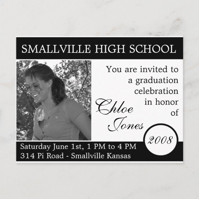 Customizable Photo/Colours Graduation Card Updated (Front)