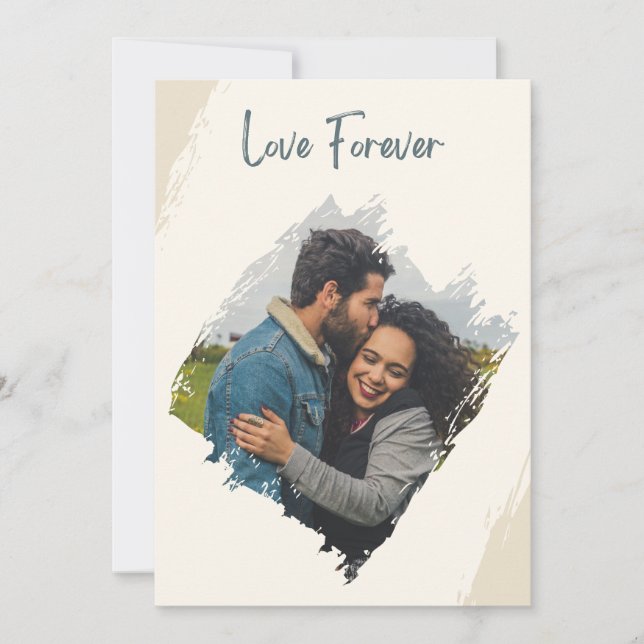 Customizable Photo Flat Card (Front)