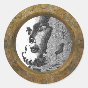 customizable photo frame sticker