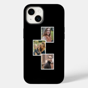 Customizable Photo Grid Simple Design iPhone 14 Case