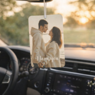 Customizable Photo 'I Love You' Valentine's Day  Air Freshener