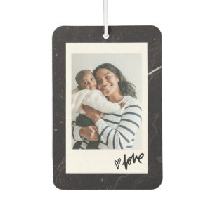 Customizable Photo Love Black & White Aesthetic Air Freshener
