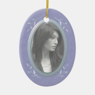Customizable Photo Memorial / Remembrance Ceramic Ornament