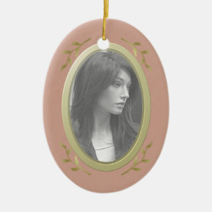 Customizable Photo Memorial / Remembrance Ceramic Ornament