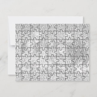 Customizable Photo "Mock" Puzzle Card-63 pieces