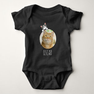 Customizable Photo+Name Baby Bodysuit
