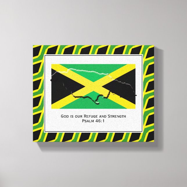 Customizable Photo | Patriotic | JAMAICA Canvas Print (Front)