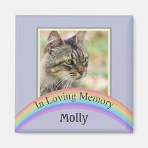 Customizable Photo Pet Memorial (Blue)