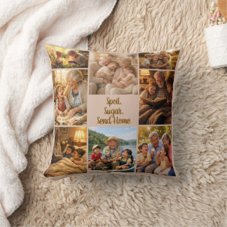 Customizable Photo Pillow - Grandparents
