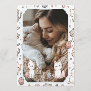 Customizable Photo Postcard with Adorable Frame