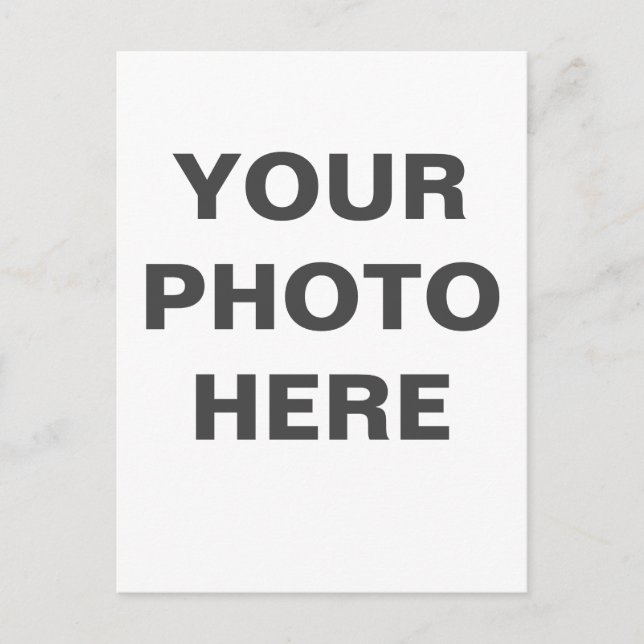 Customizable Photo  Postcards  (Front)