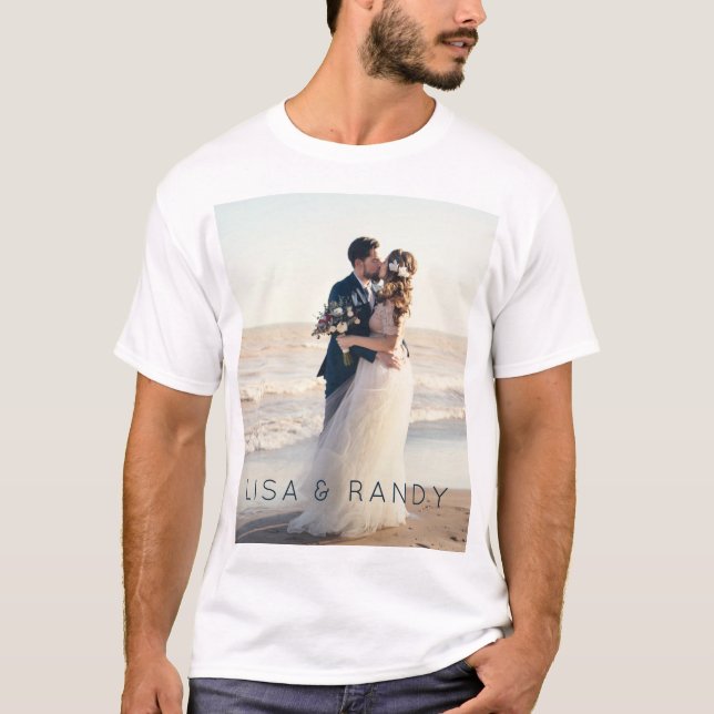 Customizable Photo Print Apparel T-Shirt (Front)