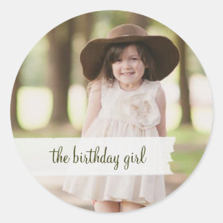 Customizable Photo Sticker