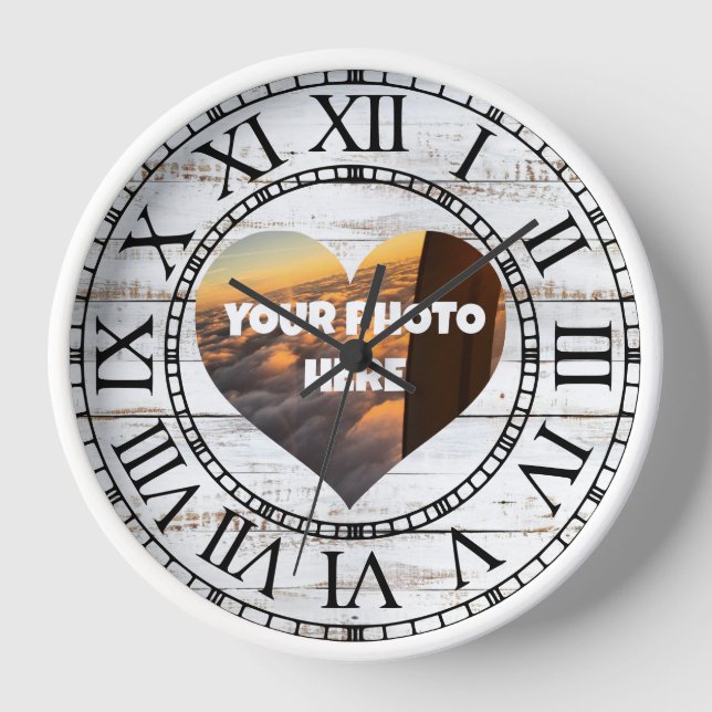 Customizable Photo Wall Clock (Front)
