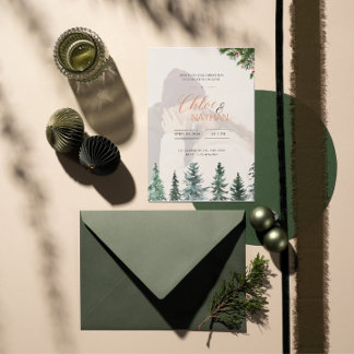 Customizable Photo Wedding Invitation