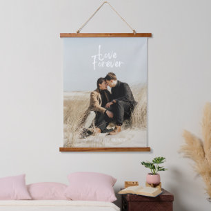 customizable Photo with Hanging Tapestry