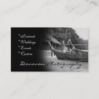 Customizable Photography Business Card