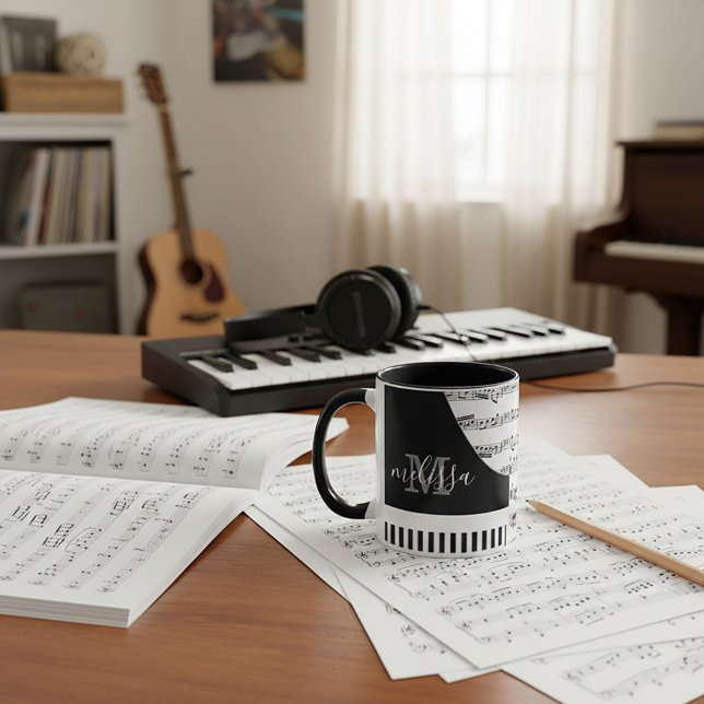 Customizable Piano  Mug (Creator Uploaded)
