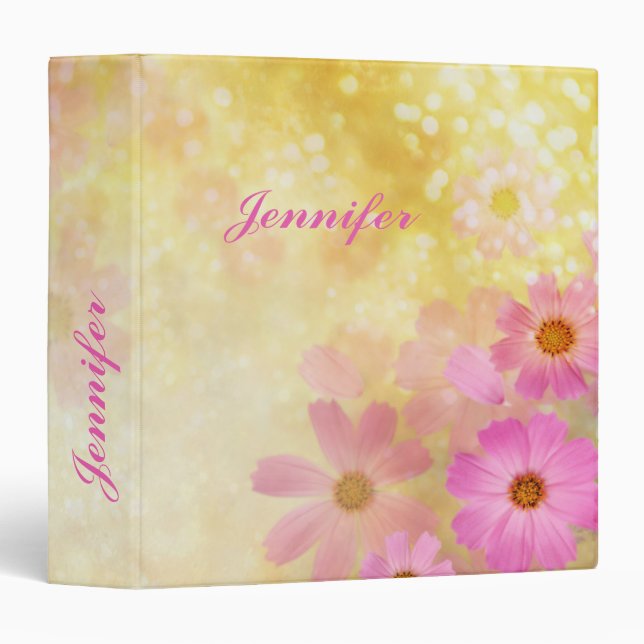 Customizable Pick Daisies Binder (Front/Spine)