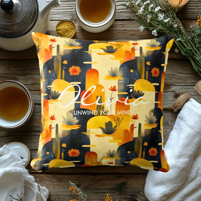 Customizable Pillow with Inspirational Wellness (Creator Uploaded)