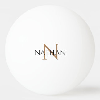 Customizable Ping Pong Ball – Name & Initial