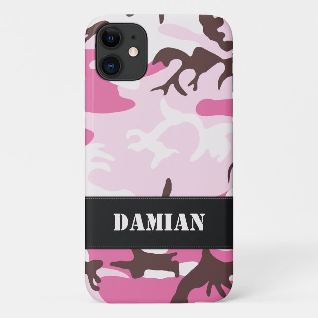 Customizable Pink Camo iPod Touch Case (Back)