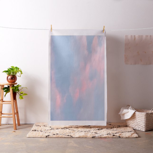 Customizable Pink Clouds Fabric (In Situ)