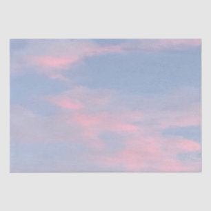 Customizable Pink Clouds Tissue Paper