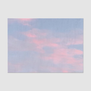 Customizable Pink Clouds Tissue Paper